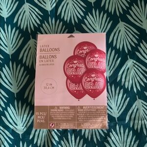 Congrats Grad Red Balloons